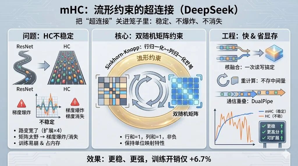 下一代模型呼之欲出？DeepSeek的“新年禮物”mHC 人工智能基礎(chǔ)軟件的新風(fēng)向